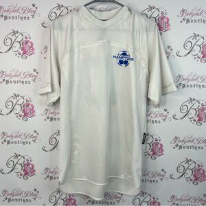 Admiral jersey soccer white 10 soccer ball White Men's Jersey